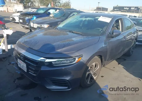 2022 Honda Insight Ex z USA, uszkodzony, nr VIN 19XZE4F51NE013373